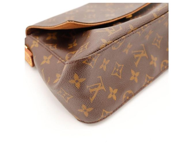 Louis Vuitton Bolso Batignolles Horizontal Monogram Castaño Monograma - vista 8
