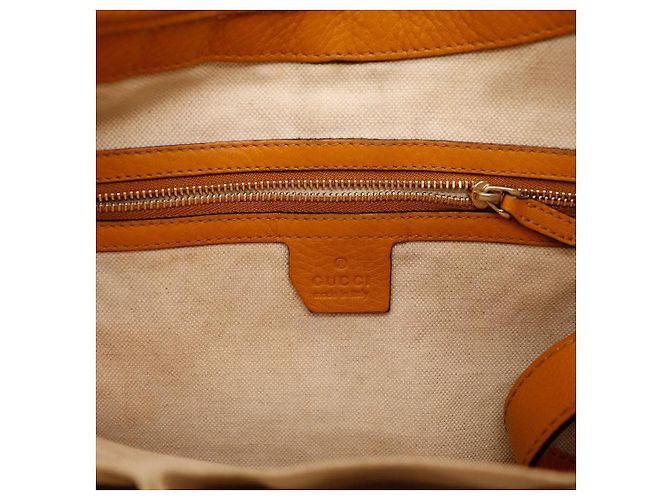 Gucci Jackie Borsa Hobo Medium GG Canvas Marrone Beige - vista 7