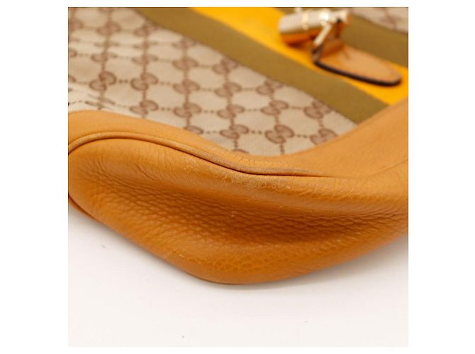 Gucci Jackie Borsa Hobo Medium GG Canvas Marrone Beige - vista 8