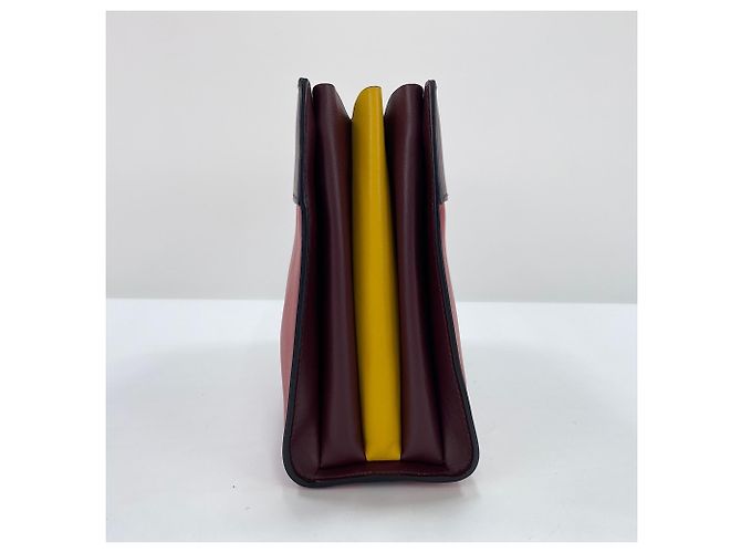 Borsa a tracolla in pelle rossa Prada Rosso - vista 6