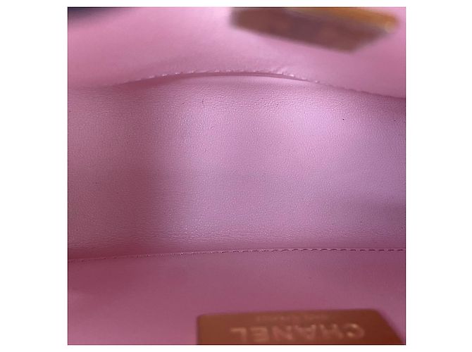 Borsa a Spalla Chanel Matelassé Rosa - vista 11