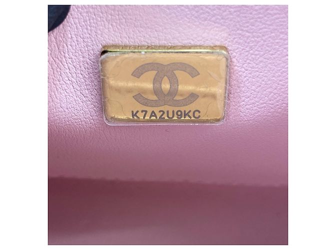 Borsa a Spalla Chanel Matelassé Rosa - vista 13