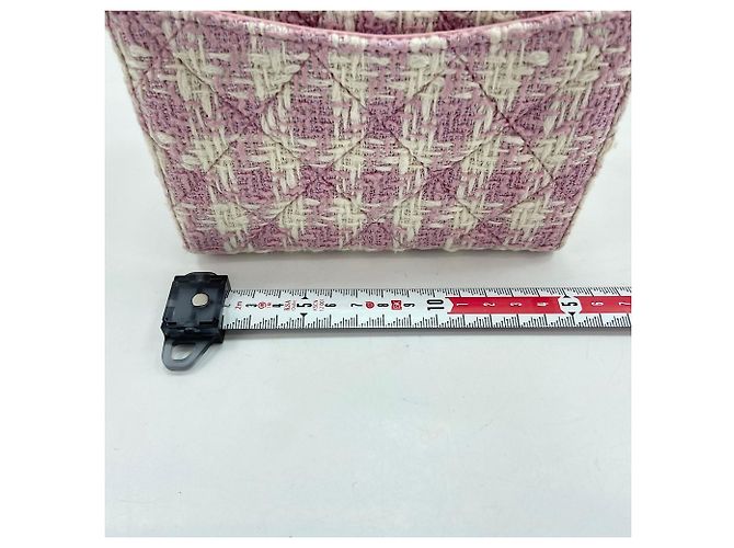 Borsa a Spalla Chanel Matelassé Rosa - vista 4