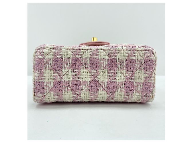 Borsa a Spalla Chanel Matelassé Rosa - vista 7