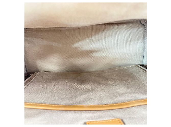 MCM Vitos Monogram Coated Canvas Rucksack Beige - Ansicht 13