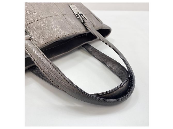 Borsa Tote Chanel Chocolate Bar 23 Nero - vista 10