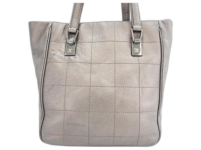 Borsa Tote Chanel Chocolate Bar 23 Nero - vista 2