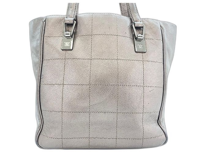 Borsa Tote Chanel Chocolate Bar 23 Nero - vista 3