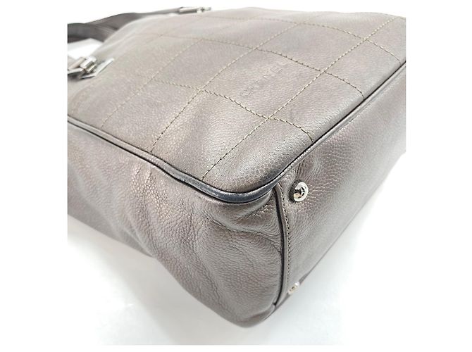 Borsa Tote Chanel Chocolate Bar 23 Nero - vista 8