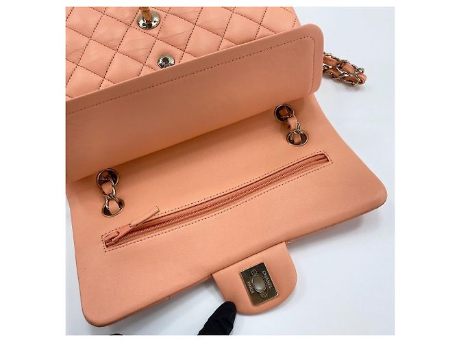 Borsa a Spalla Chanel Matelassé 23 Rosa - vista 14