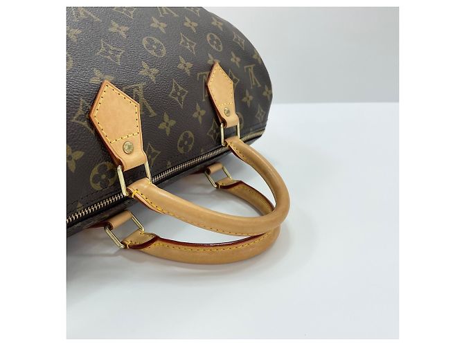 Borsa Boston Louis Vuitton Speedy 30 Marrone - vista 10