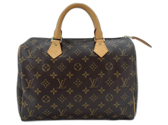 Borsa Boston Louis Vuitton Speedy 30 Marrone - vista 2