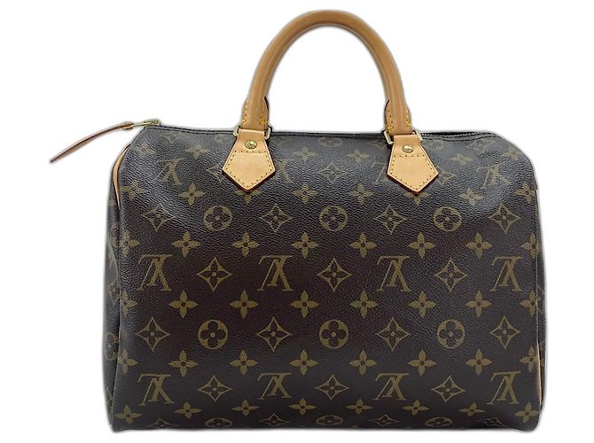 Borsa Boston Louis Vuitton Speedy 30 Marrone - vista 3