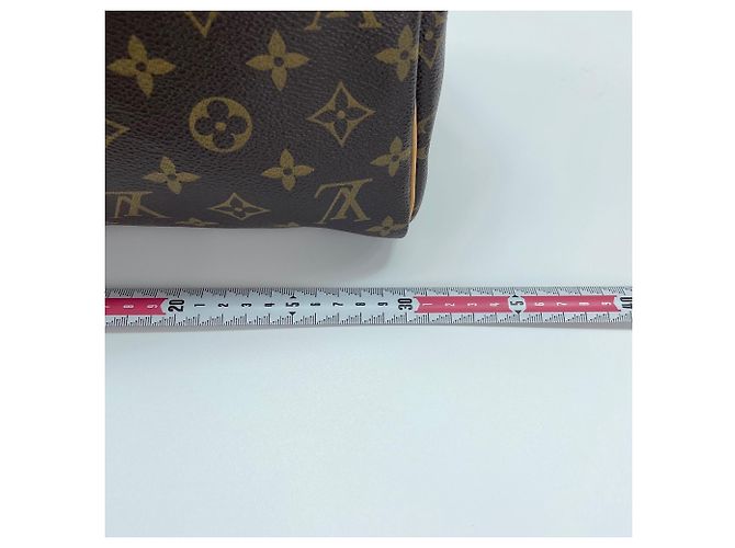 Borsa Boston Louis Vuitton Speedy 30 Marrone - vista 4
