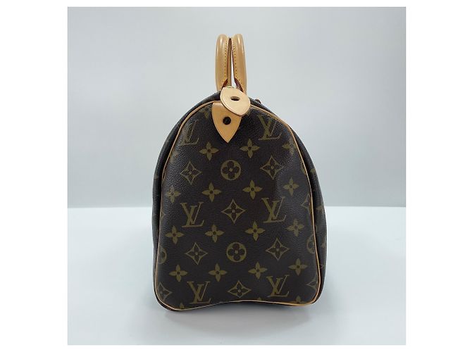 Borsa Boston Louis Vuitton Speedy 30 Marrone - vista 5
