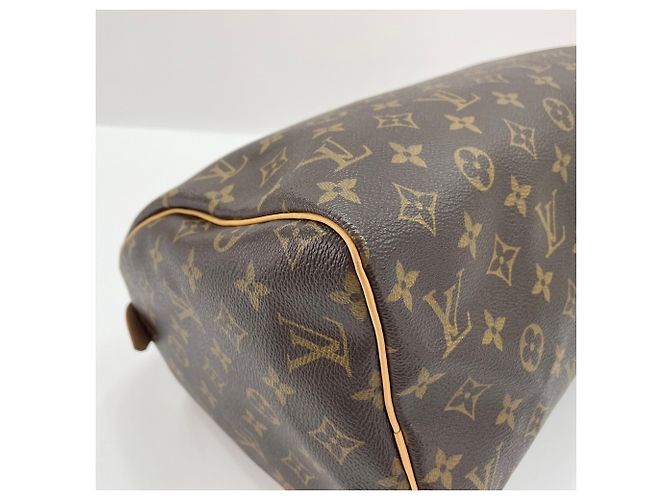 Borsa Boston Louis Vuitton Speedy 30 Marrone - vista 8