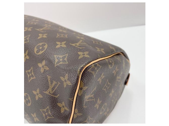 Borsa Boston Louis Vuitton Speedy 30 Marrone - vista 9