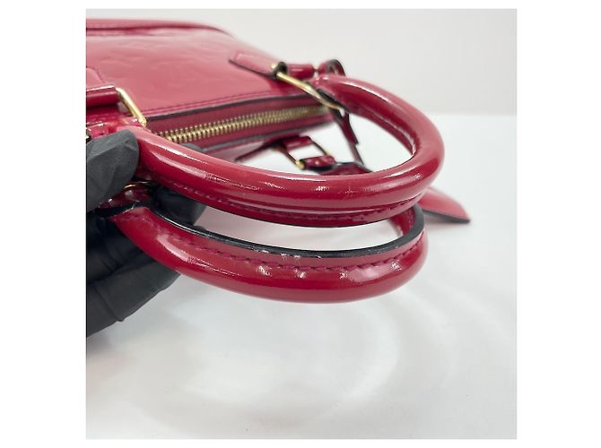 Borsa Louis Vuitton Alma BB Rosso - vista 10