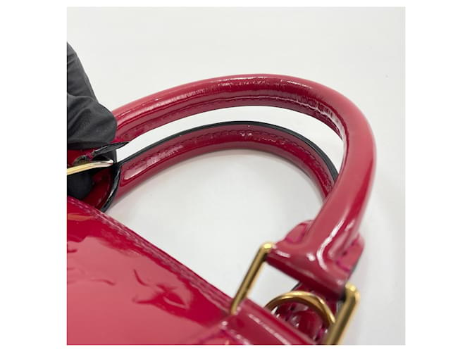 Borsa Louis Vuitton Alma BB Rosso - vista 11