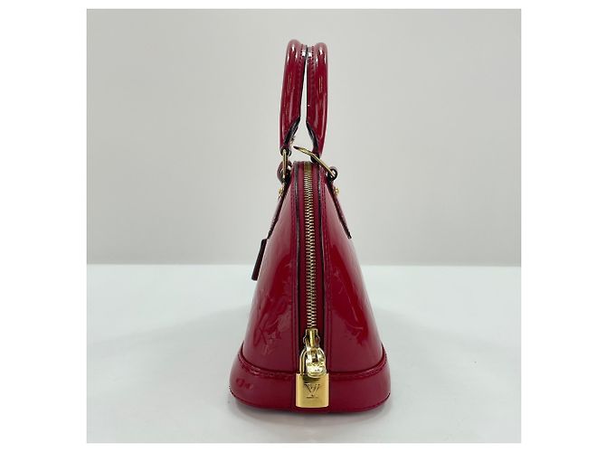 Borsa Louis Vuitton Alma BB Rosso - vista 5