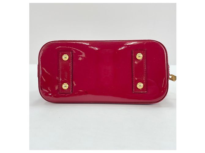 Borsa Louis Vuitton Alma BB Rosso - vista 7