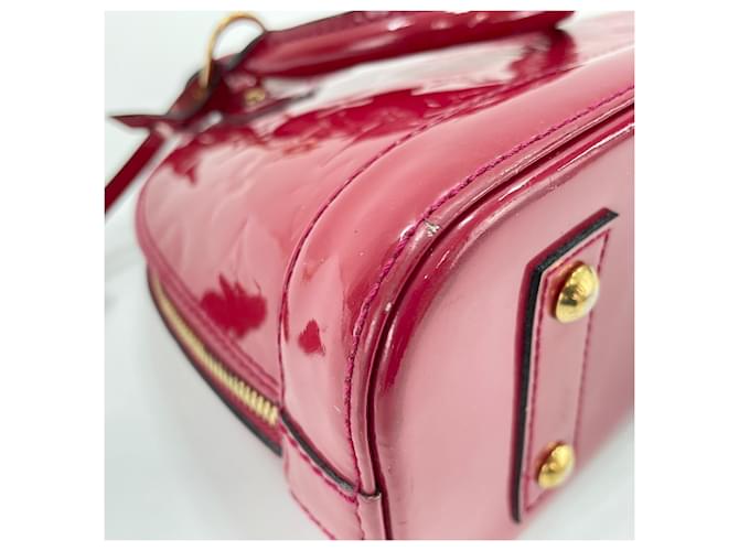 Borsa Louis Vuitton Alma BB Rosso - vista 8
