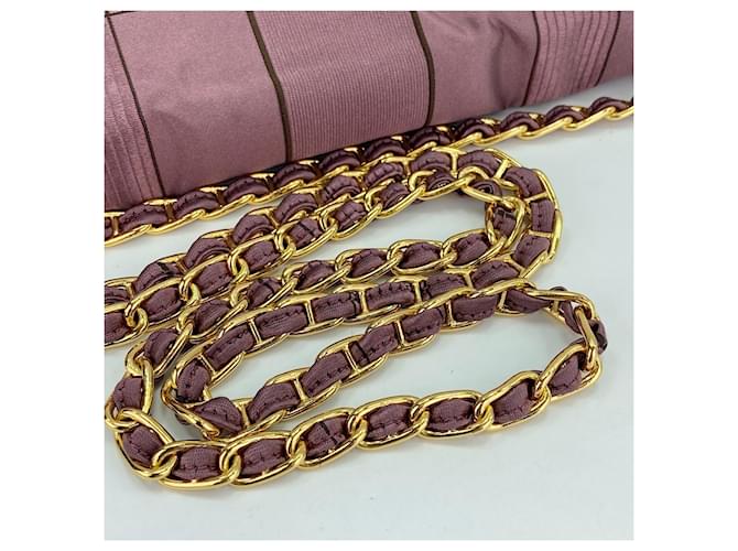 Borsa a tracolla in nylon viola Prada Porpora - vista 10