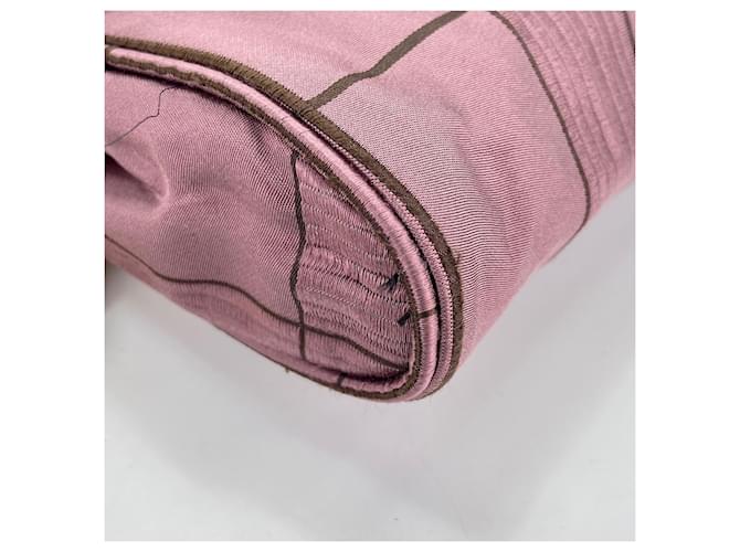 Borsa a tracolla in nylon viola Prada Porpora - vista 11