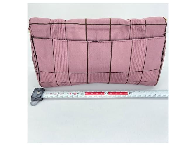 Borsa a tracolla in nylon viola Prada Porpora - vista 4
