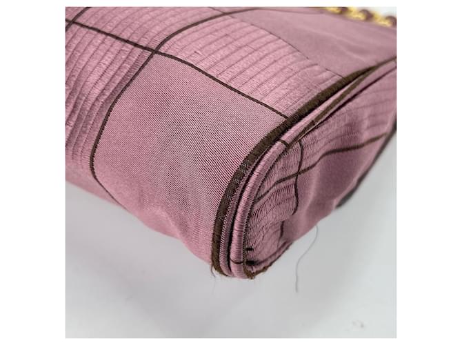 Borsa a tracolla in nylon viola Prada Porpora - vista 8