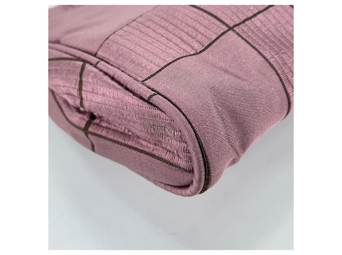 Borsa a tracolla in nylon viola Prada Porpora - vista 9