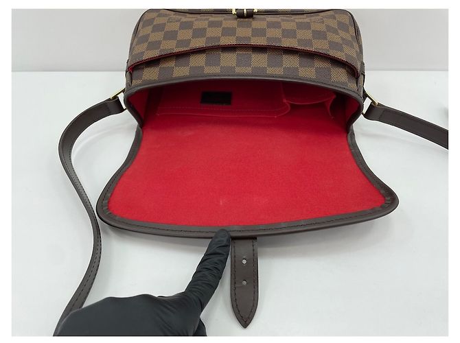 Borsa a tracolla Louis Vuitton Sologne marrone - vista 10