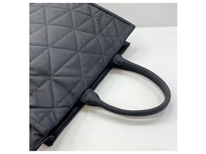 Borsa Tote in Nylon Nero Prada - vista 11