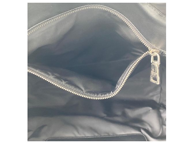 Borsa Tote in Nylon Nero Prada - vista 13