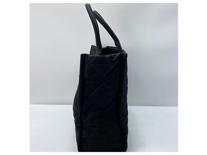 Borsa Tote in Nylon Nero Prada - vista 6