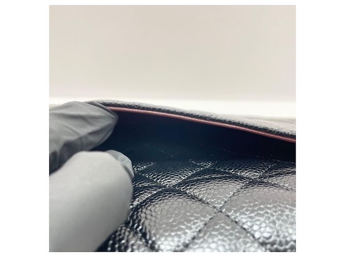 Borsa a tracolla Chanel Matelassé 25 Nero - vista 14