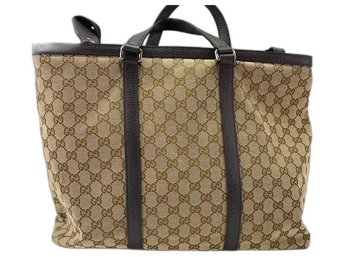 Borsa tote Gucci beige - vista 3