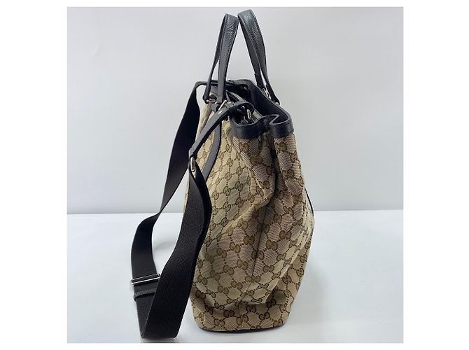 Borsa tote Gucci beige - vista 6