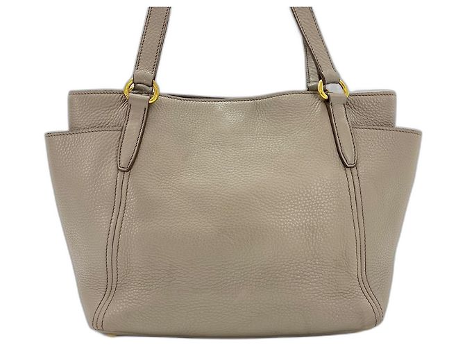 Borsa Tote Prada Vitello Daino Marrone - vista 3