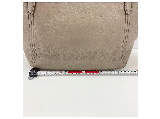 Borsa Tote Prada Vitello Daino Marrone - vista 4