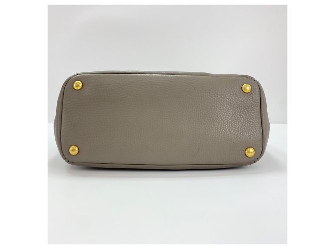 Borsa Tote Prada Vitello Daino Marrone - vista 6