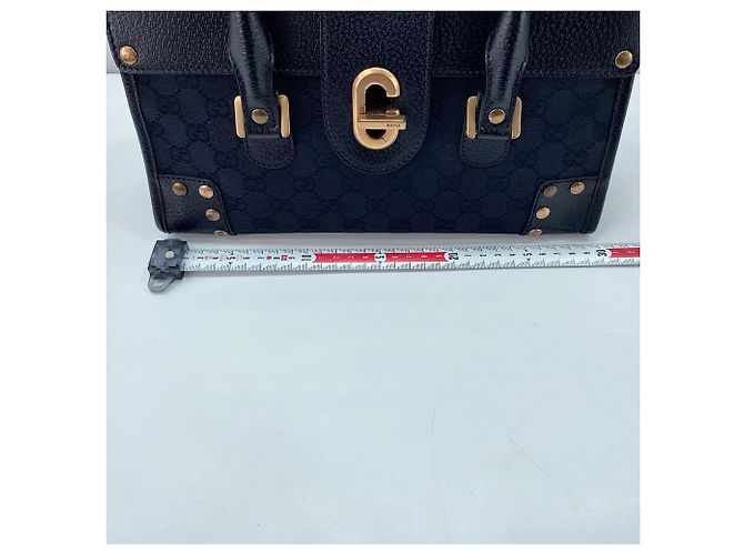 Schwarze Gucci Handtasche - Ansicht 4