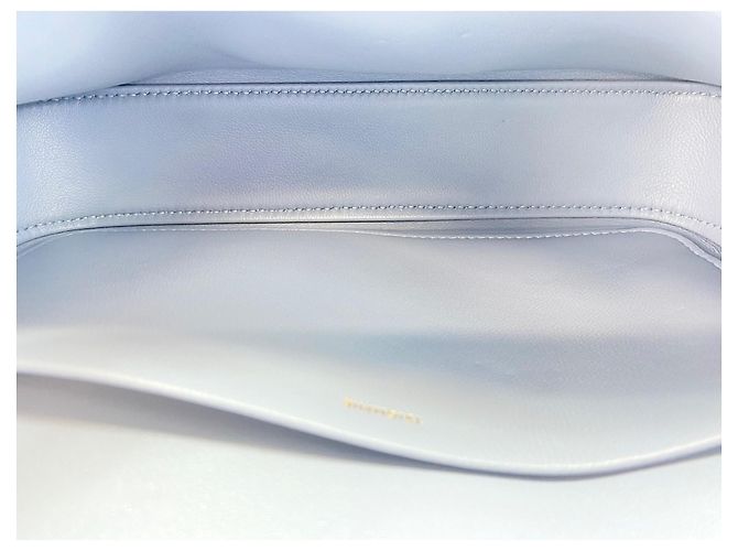 Céline Borsa a tracolla in pelle blu Celine - vista 11