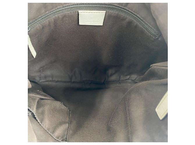 Borsa a Spalla Gucci Abbey Line - Beige - vista 12
