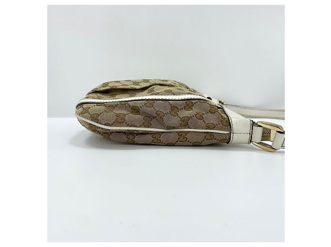 Borsa a Spalla Gucci Abbey Line - Beige - vista 5