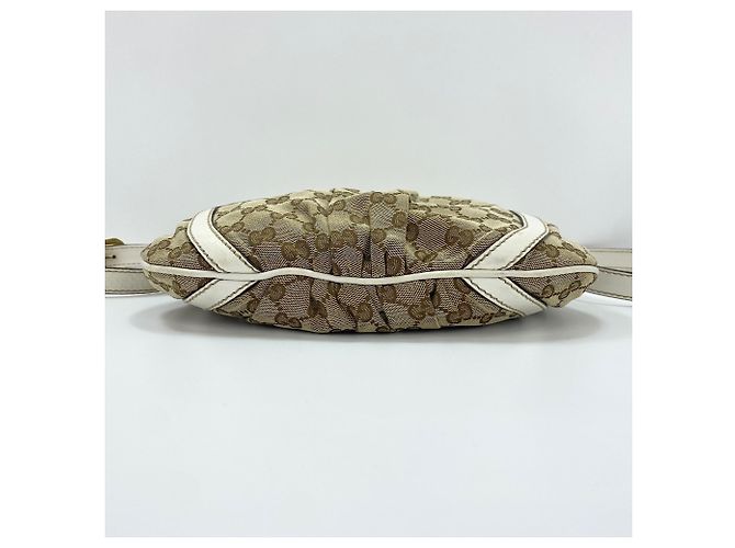 Borsa a Spalla Gucci Abbey Line - Beige - vista 7