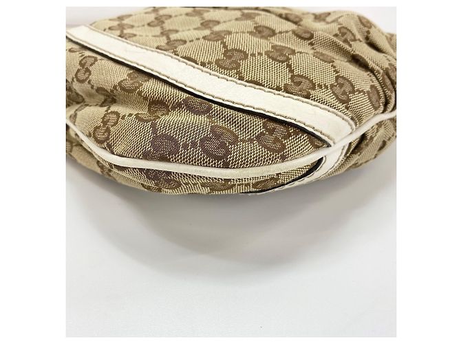 Borsa a Spalla Gucci Abbey Line - Beige - vista 8