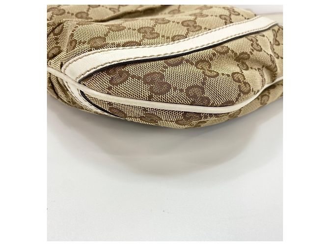 Borsa a Spalla Gucci Abbey Line - Beige - vista 9