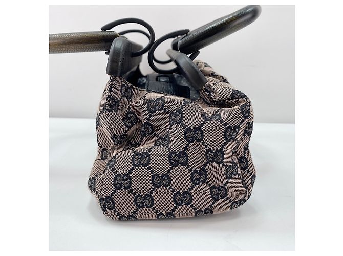 Borsa Gucci con manico in legno rosa - vista 6