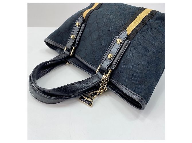 Schwarze Gucci Handtasche - Ansicht 10